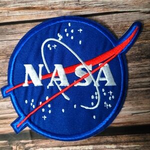 Nasa Logo Space Moon Punk Retro 80s Style Iron On Patch